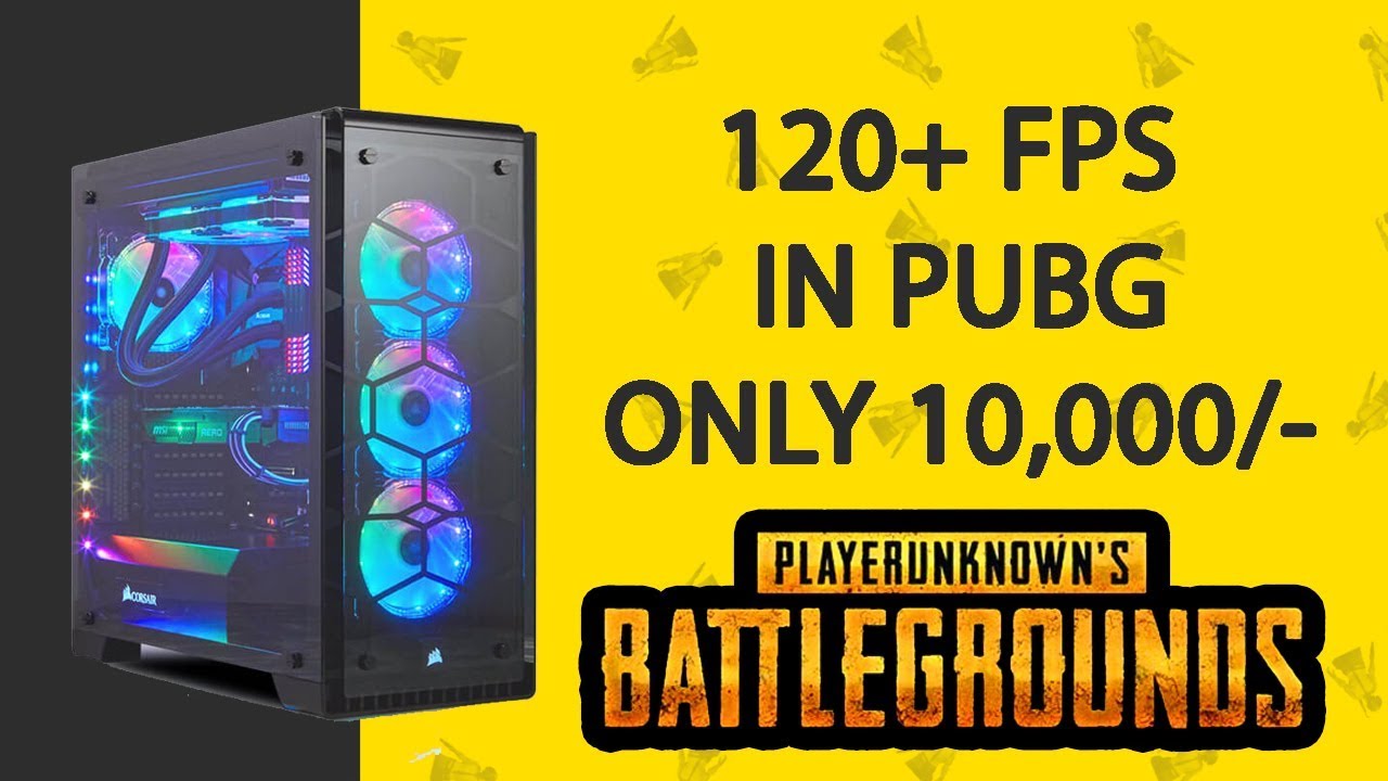 BEST Gaming PC Build in just 10,000/ ONLY 60+FPS IN PUBG MOBILE