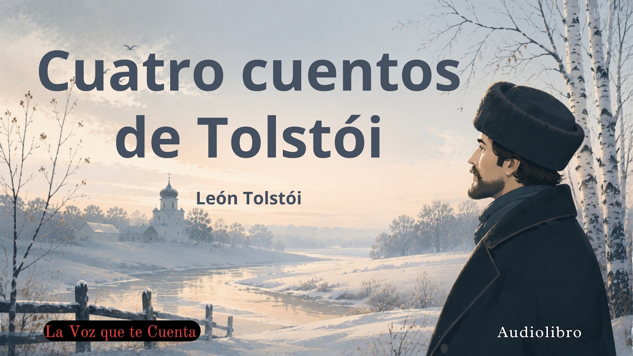 Cuatro cuentos — León Tolstói | Audiolibro completo en español | Voz humana real