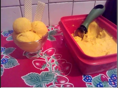 Helado casero de mango con solo 4 ingredientes | fácil y sin maquina | -  YouTube