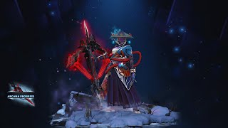 Drow Red Arcana Dread Retribution Stranger In The Wandering Isles Dota 2 Mix Set