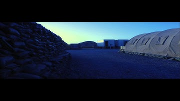 Rocket hit at FOB Aziz Ullah Afghanistan