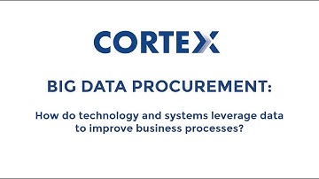 Big Data Procurement - How do technology and systems leverage data to improve business processes?