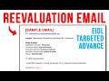 Targeted Advance Reevaluation Email // EIDL