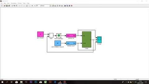 Simulasi Tangki Air dengan Matlab : Nur Ashar