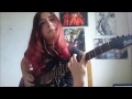 Through the fire and flames  dragonforce guitar cover  juliana wilson