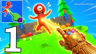 Magic Finger 3D - Gameplay Walkthrough Part 1 - Physics Combat & Enemy Throws (iOS, Android) screenshot 4