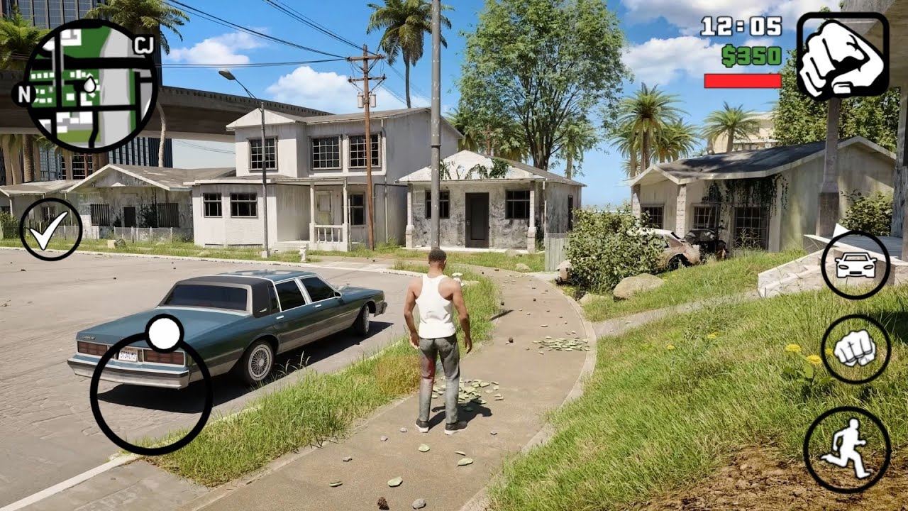 GTA Remastered на андроид. GTA sa Remastered Android. GTA San Andreas Remastered Android.