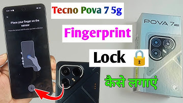 Tecno pova 7 5g fingerprint setting / tecno pova 7 me fingerprint lock kaise lagaye / tecno pova 7
