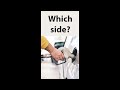 How to find out which side of your rental car to fill up with gas #shorts