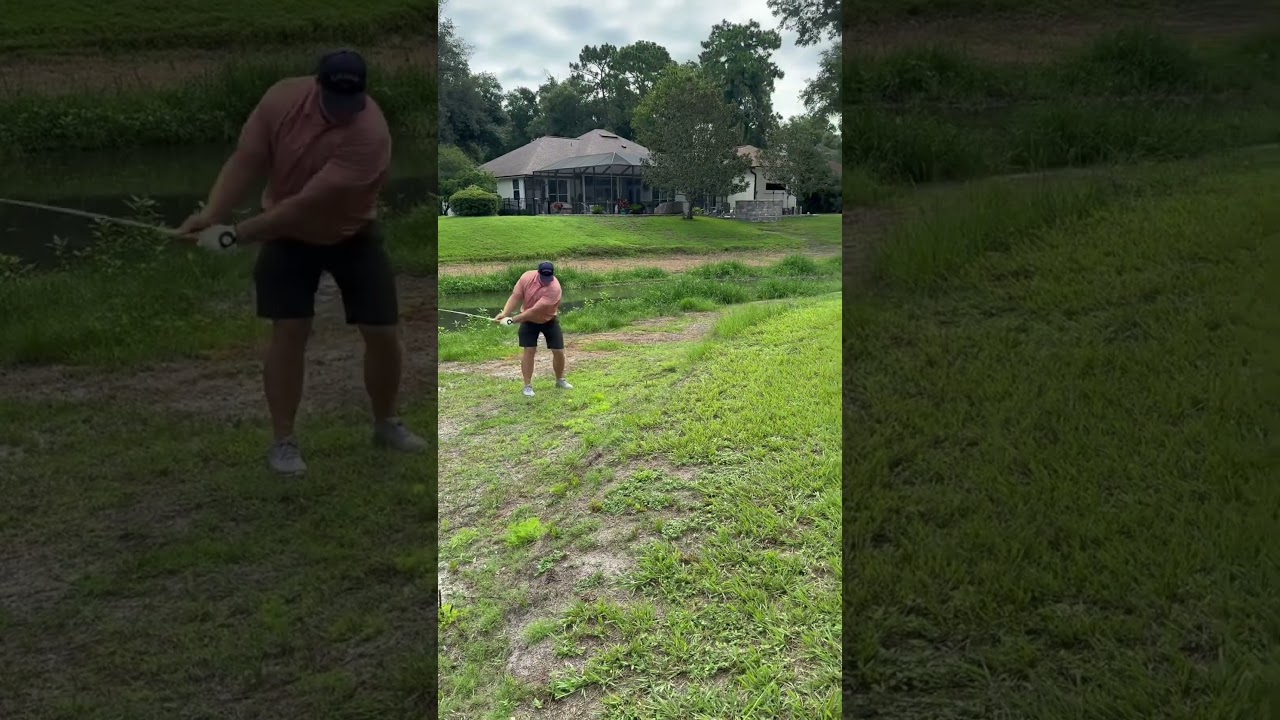 Nice recovery shot out of hazard!! 