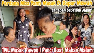 Download Lagu MBA @yantiguixefamily1722 SAMA MAK SUN MASAK UNTUK SARAPAN‼️MEMBUAT RAWON 1 PANCI  MP3