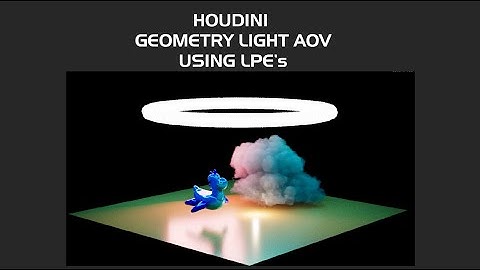 Houdini Geometry Light AOV | Rendering Tutorial | KARMA |