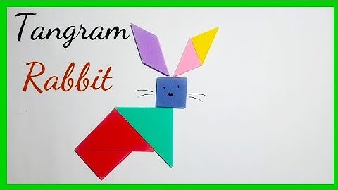 6 types of Bunny 🐰 Tangrams |  Learn how to make Tangram Rabbit 🐇
