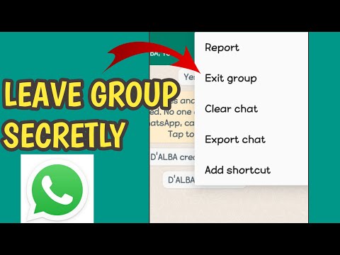 Leaving Whatsapp Group Message
 | Simplest Guide on Web