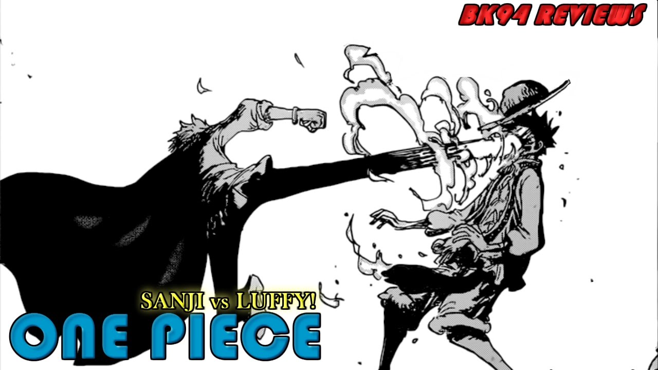 Sanji Vs Luffy One Piece Chapter 844 Manga Review Hunger Strike Youtube