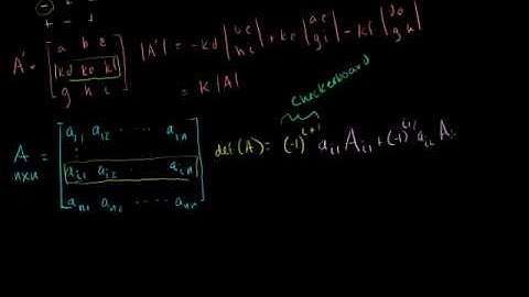 06   More determinant depth   01   Determinant when row multiplied by scalar