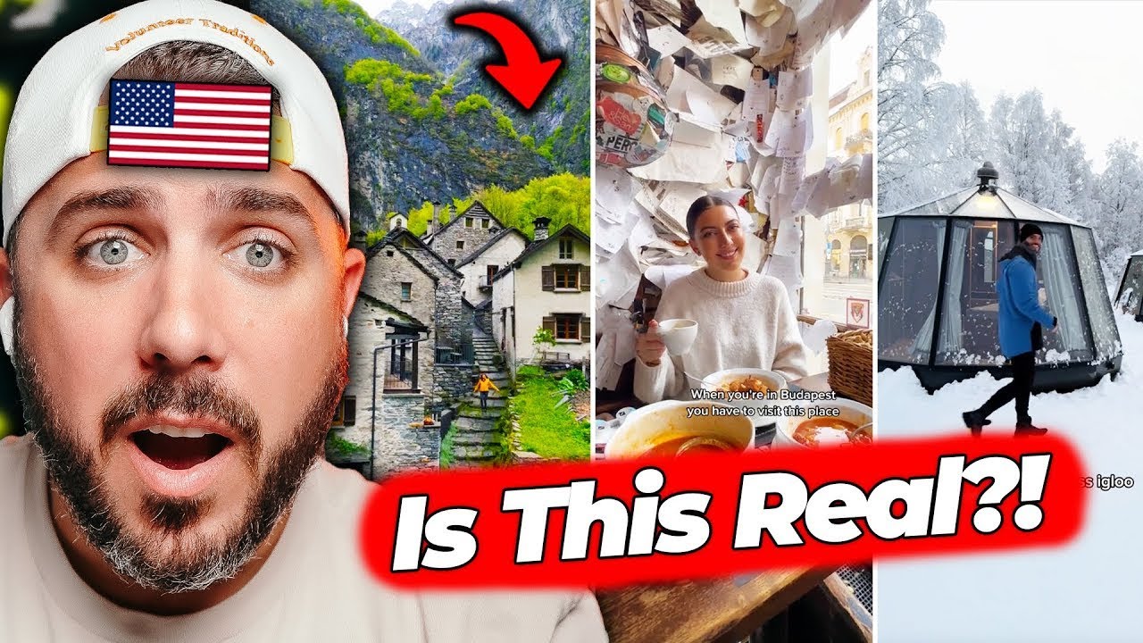 These European Places Broke My Brain 😱 | American Reacts