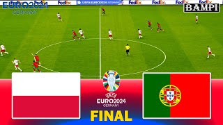 POLAND vs PORTUGAL / UEFA EURO 2024 FINAL / FULL MATCH ALL GOALS / PES GAMEPLAY