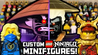 My CUSTOM Ninjago Minifigures Collection! 🐲