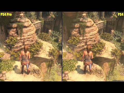 Rise Of The Tomb Raider PS4 Pro Enriched Visuals Vs PS4 Graphics Comparison