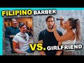 I miss my FILIPINO BARBER - GIRLFRIEND cuts my hair for FIRST TIME