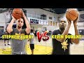 Stephen Curry vs. Kevin Durant in a 3-Point Shootout During Practice