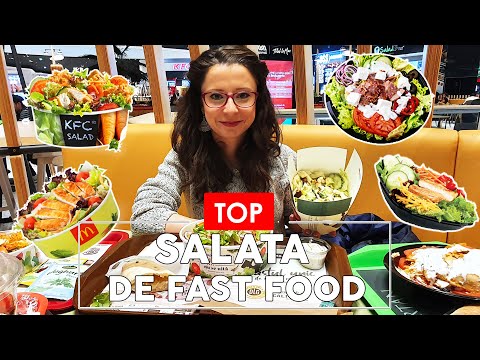 TOP CEA MAI BUNA SALATA - Mesopotamia, Mc Donalds, KFC, Spartan, Salad Box, Burger King sau LaSafi?