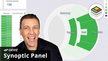 Display ticket sales and seat occupancy with Synoptic Panel in Power BI