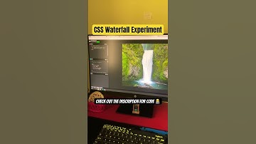CSS Waterfall Experiment | #tutorials #codepen #css3animation #css #educatekaro