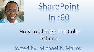 How To Change The Color Scheme On SharePoint Sites