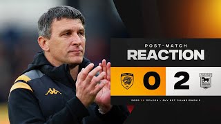 Hull City 0-2 Ipswich Town Sergej Jakirovićs Reaction