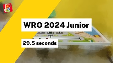 WRO 2024 Junior - 29.5s (Original video has been posted on our channel) | SLR Robotics