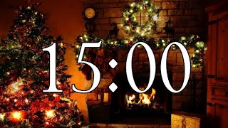 15 Minute Timer with Christmas Fireplace Ambience And Music screenshot 5