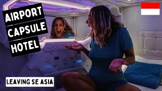 JAKARTA CAPSULE HOTEL (sleeping in Jakarta's airport)