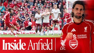 Inside Anfield Tunnel Reaction & Best Angle Of Szoboszlai Goal Liverpool Vs Arsenal