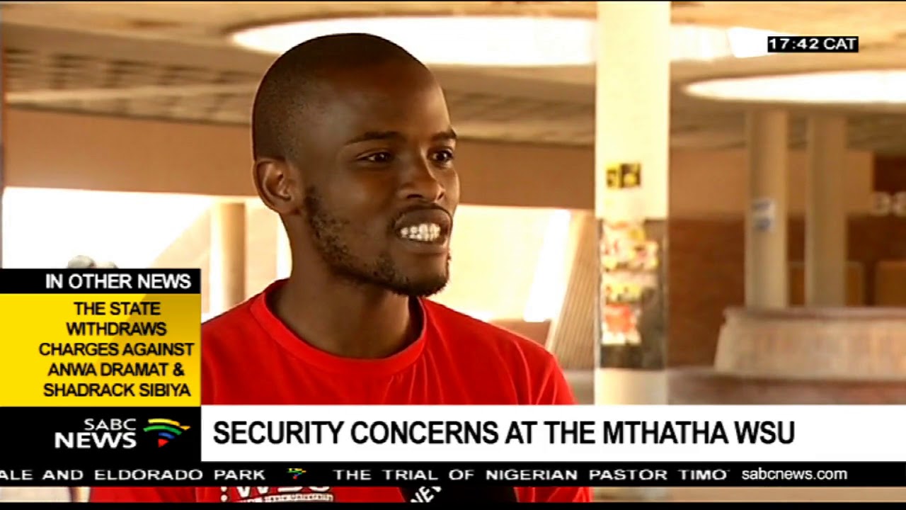 Walter Sisulu University students raise security concerns