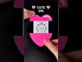 Cute Gift Idea 💝 Kawaii Cat I LOVE YOU Card! 😻 Easy DIY Paper Craft #diy #papercraft
