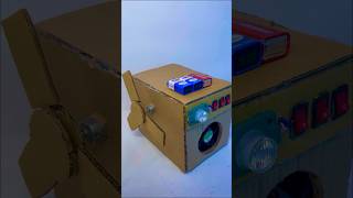 How to make top powerful Air Cooler at home with Cardboard #shorts