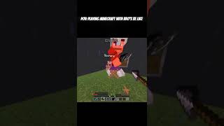 Playing Minecraft with bro's be like 🥀#memes