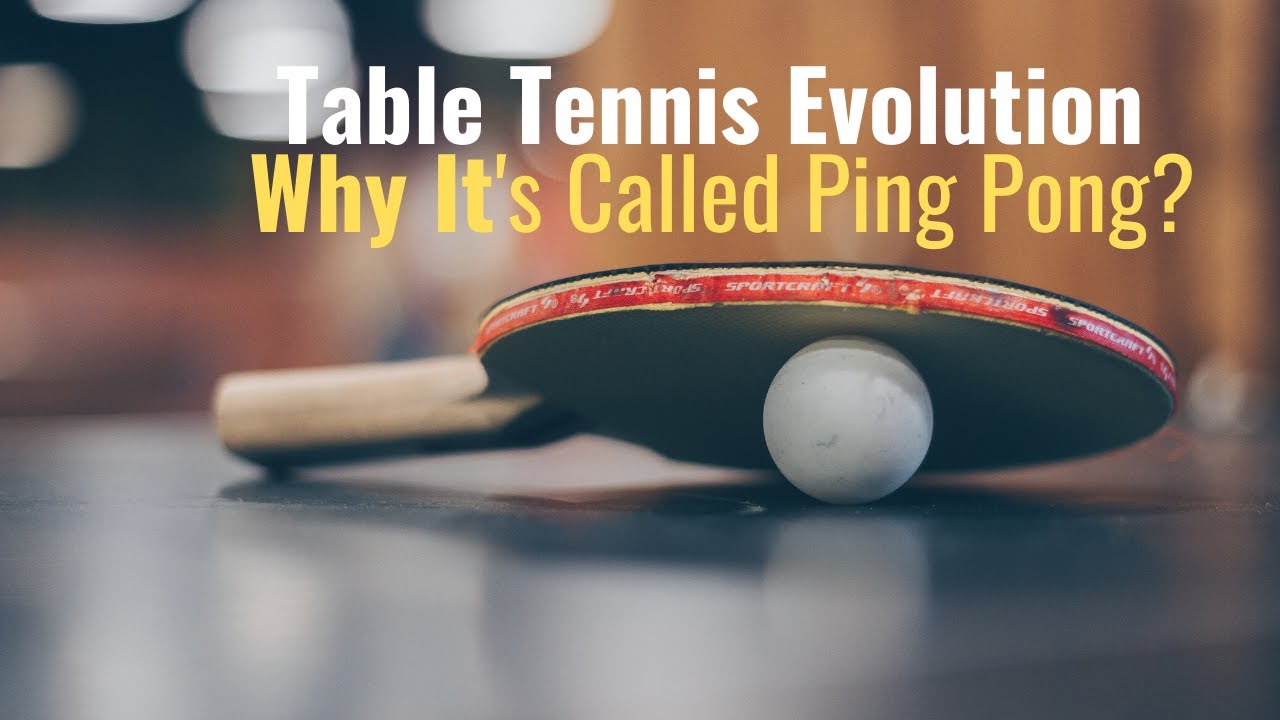 Table Tennis Evolution 1880s2020 and Why its Called Ping Pong ? YouTube