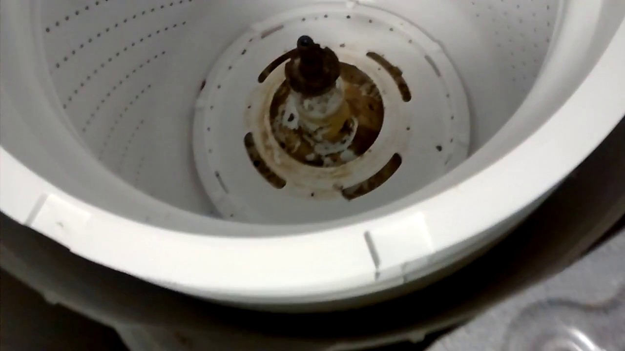 Amana washer clean/disassemble part 2 - YouTube