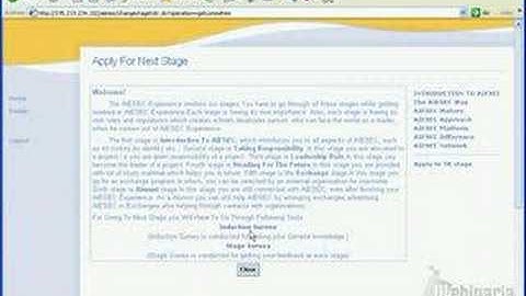 myaiesec.net changing stages