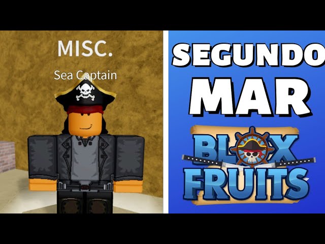 CONTA GRÁTIS SECOND SEA NO BLOX FRUITS 