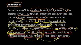 Saved by Grace, But Not Without War: 2 Timothy 2:8–13