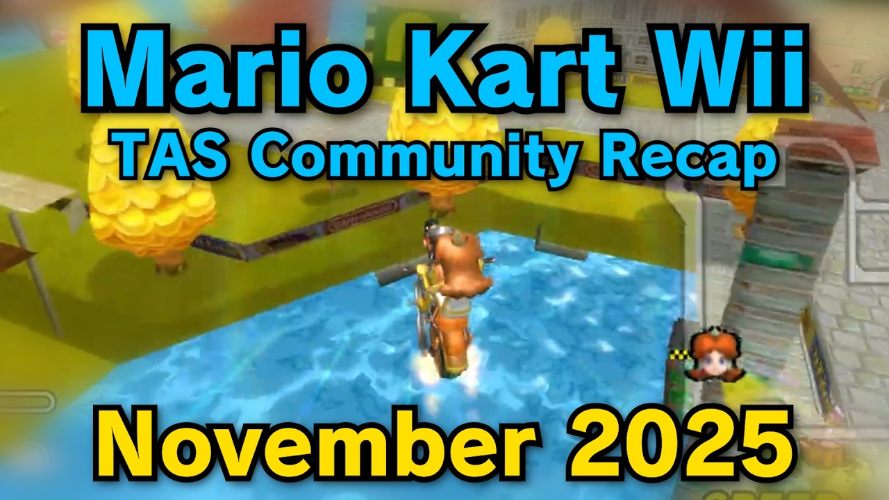 Mario Kart Wii - TAS Community Recap - November 2025