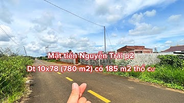 🌹(410) Hiếm có! Lô đất mặt tiền trung tâm – Thổ cư Sẵn– View thoáng, gần chợ & trường học 1,5km”