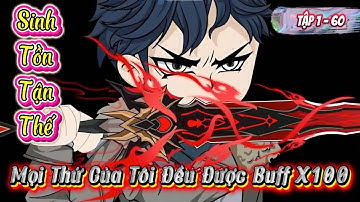 Full (  Tập 1 - 60 ) | Sinh Tồn Tận Thế: Mọi Thứ Của Tôi Đều Được Buff X100  | Kay Review