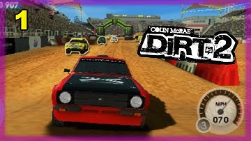 Colin McRae: Dirt 2 | PSP Multiplayer using Adhoc Party (2-4 players w/ bots) #1