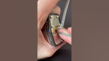 Relaxing ASMR with lock picking 🔒🎧 #lockpicking #asmr #relaxing #asmrcommunity #security