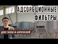 Адсорбционный фильтр, установка дезодорации и очистки выбросов от газообразных, аэрозольных примесей